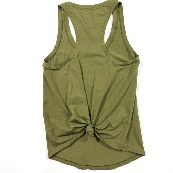 Lululemon Love Tank Top Bronze Green TIED BACK - Picture 2 of 6